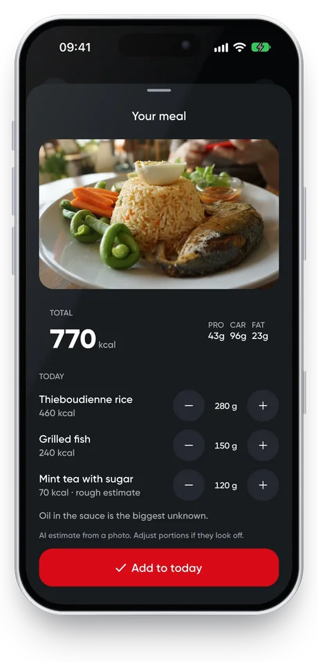 Snap your plate.